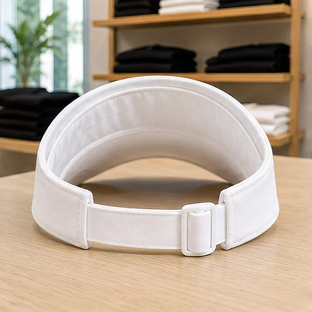 ALO Yoga White Golf Open Top Visor Hat NWT